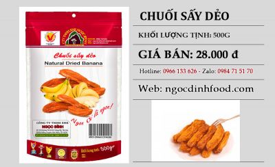 CHUỐI SẤY DẺO