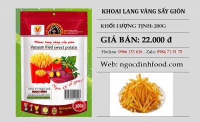 KHOAI LANG VÀNG SẤY GIÒN